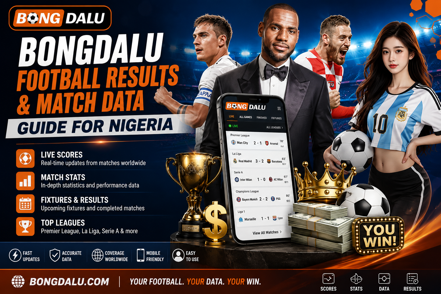 Bongdalu football results and match data guide for Nigeria