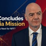 FIFA President Gianni Infantino after concluding Nigeria mission