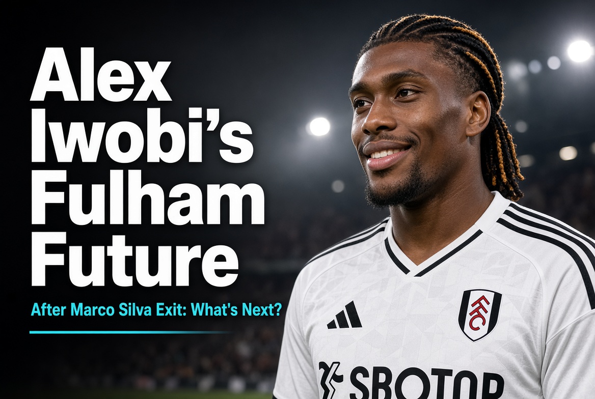 Alex Iwobi playing for Fulham during the 2026 Premier League season