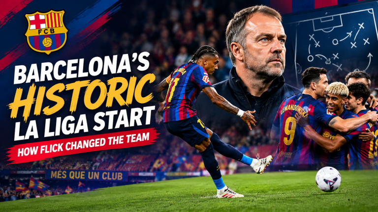 Barcelona's historic La Liga start under Hansi Flick