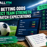 How betting odds reflect team strength and match expectations