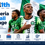 Ball1th All Nigeria Football Coverage featuring Super Eagles players, Nigerian flag, football news, fixtures, live scores, analysis and predictions