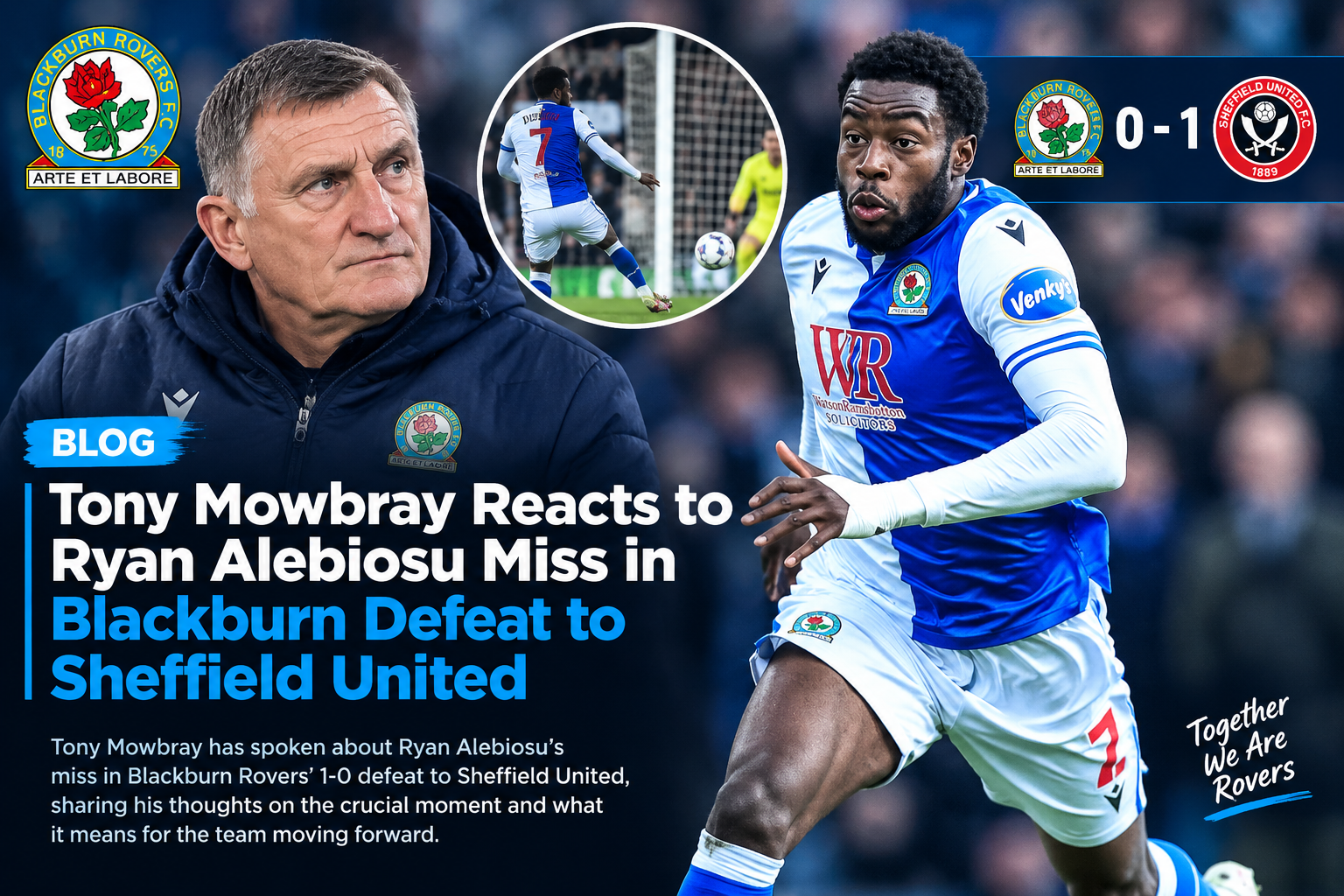 Ryan Alebiosu playing for Blackburn Rovers