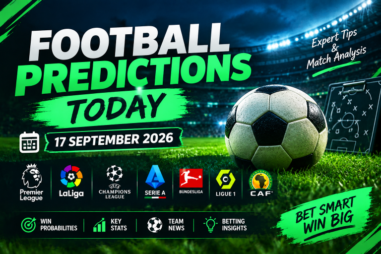 Football Predictions Today for 17 September 2026