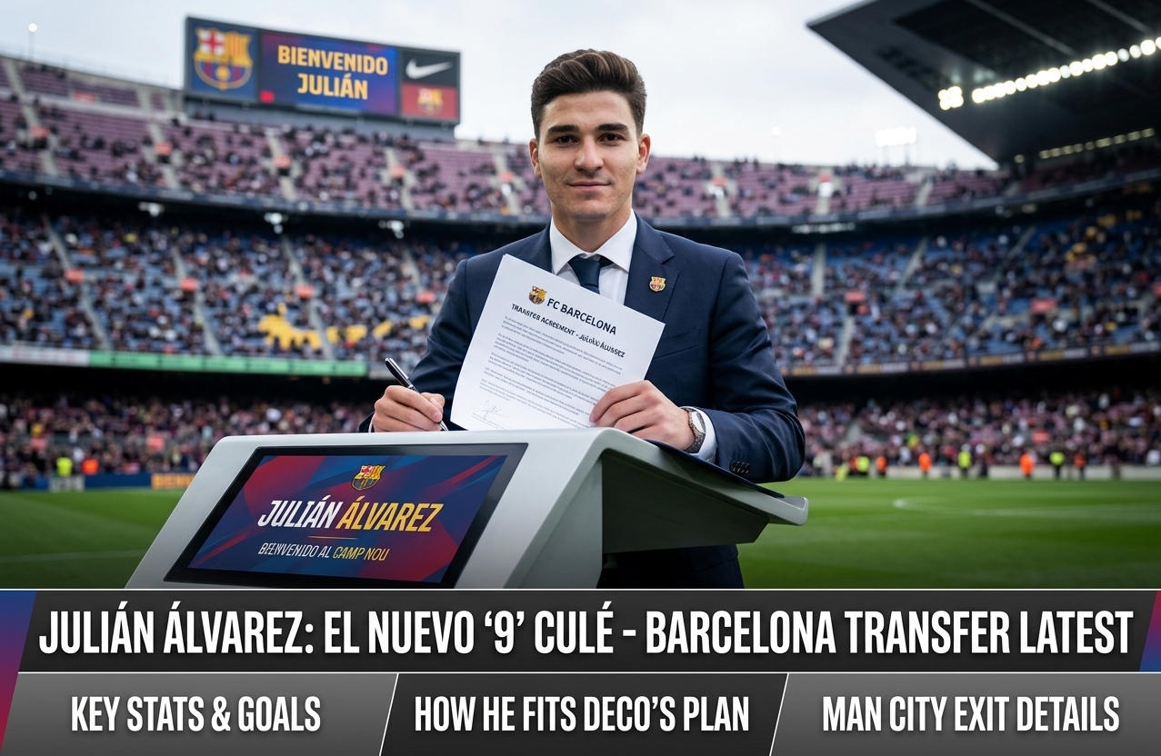 Julián Álvarez Barcelona transfer news at Atlético Madrid