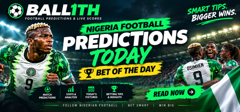 Nigeria football predictions today and match analysis