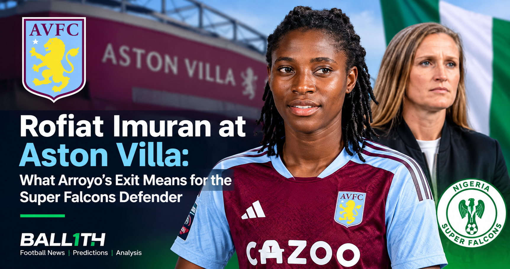 Rofiat Imuran at Aston Villa after Natalia Arroyo exit