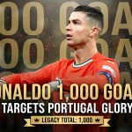 Cristiano Ronaldo Portugal 1,000 goals target