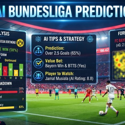 AI Bundesliga predictions, xG and football match analysis