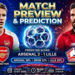 Arsenal vs Lille Champions League prediction and match preview