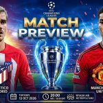 Atletico Madrid players preparing for the Manchester United match