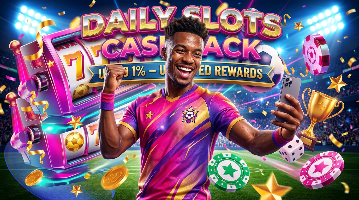8XBET Slots daily cashback up to 1 percent