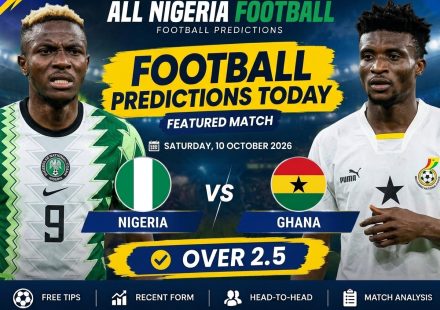 AllNigeriaFootball predictions for today, Saturday 10 October 2026