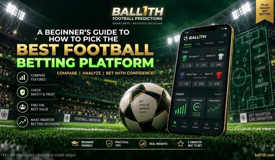 Illustration for a beginner’s guide to choosing a football betting platform