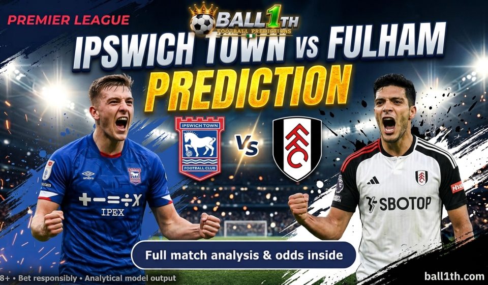 Ipswich vs Fulham prediction, match preview and Alex Iwobi team news – BALL1TH