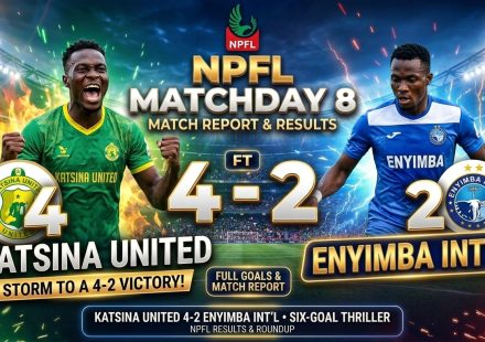 Katsina United vs Enyimba 4-2 NPFL Matchday 8 result