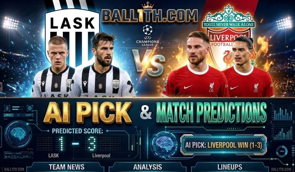 LASK vs Liverpool Champions League match prediction preview