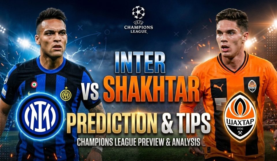 Inter vs Shakhtar Donetsk prediction and Champions League match preview