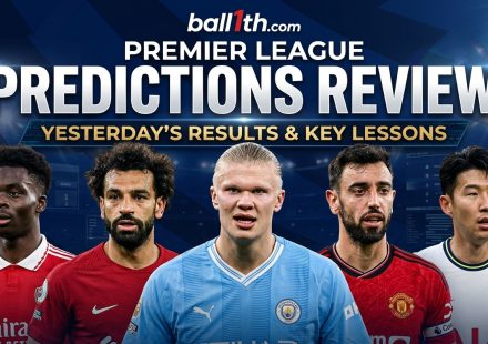 League predictions review showing Arsenal, Manchester United and Coventry City match results