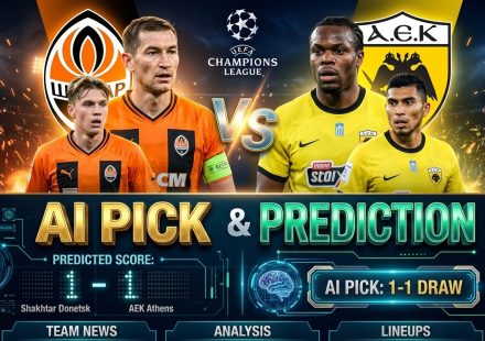 Shakhtar Donetsk vs AEK Athens prediction and Champions League match preview