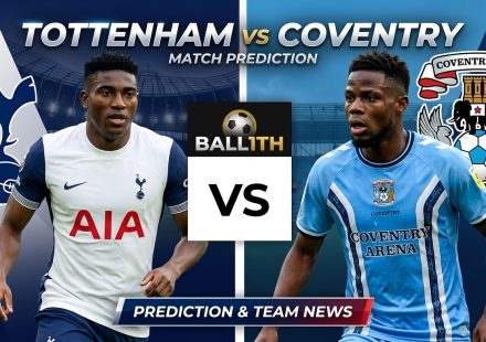 Tottenham vs Coventry prediction and Premier League match preview for 19 October 2026