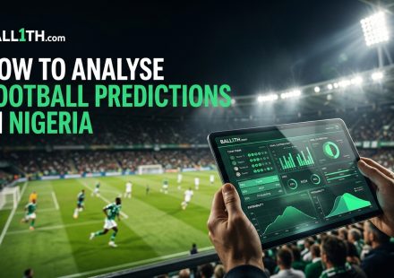 Football match analysis with team statistics and probability graphics
