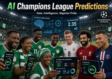 AI Champions League predictions and football analysis