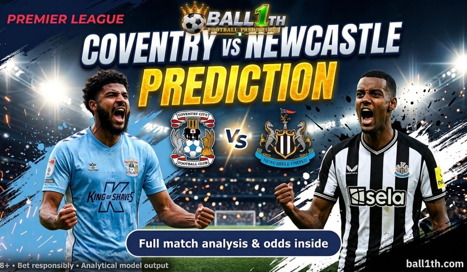 Coventry vs Newcastle prediction, match preview and betting tips – BALL1TH
